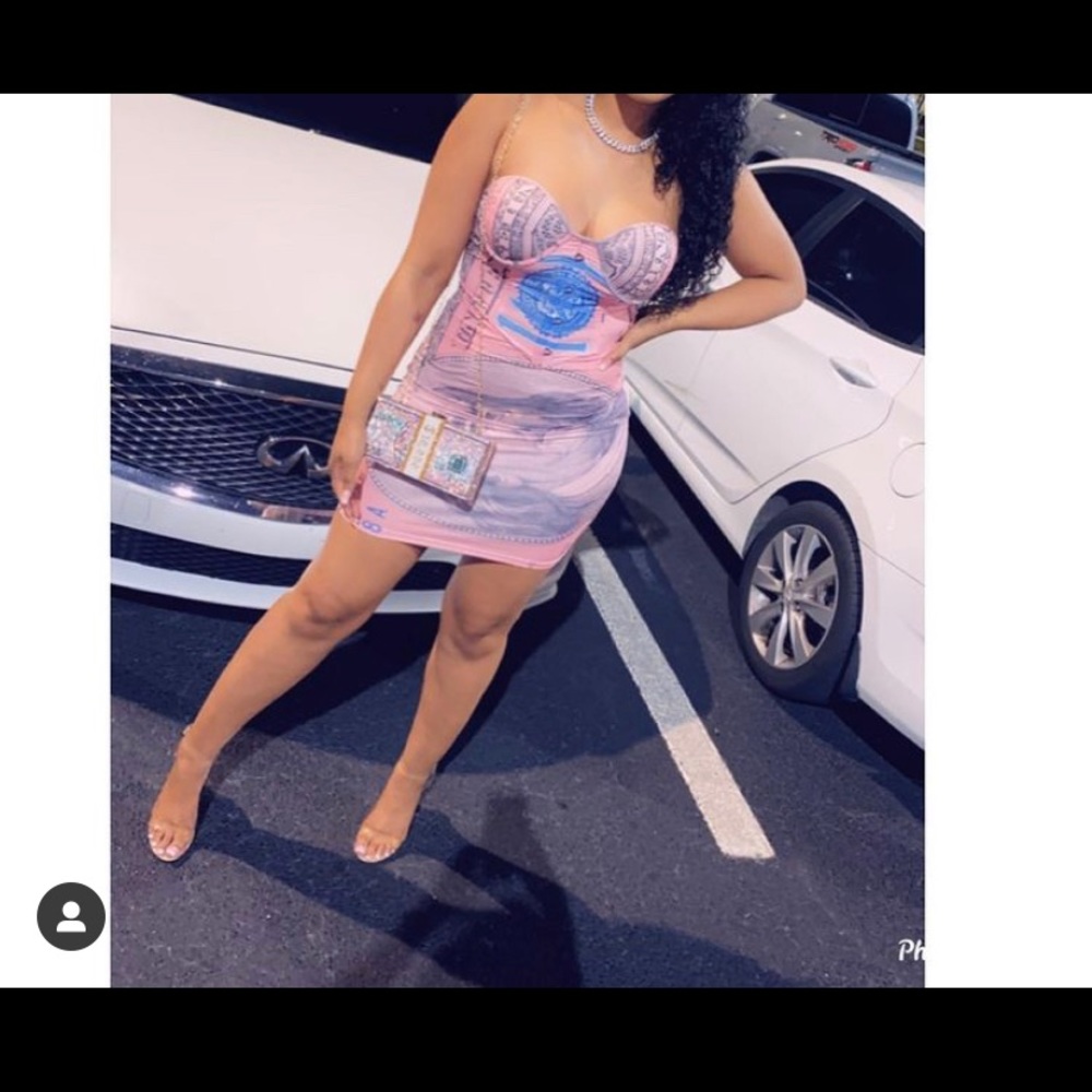 Medium Pink Money Dress